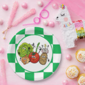 かわいい生パーティー ペーパープレート (パーティー)