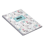 かわいい生徒名学校 ノートブック (右側)