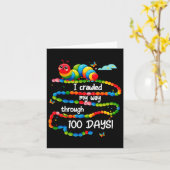 かわいい生徒100人の日を這い抜いた カード (黄色い花)