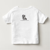 かわいい生意気なサル – BONOBO – アフリカ トドラーTシャツ (裏面)