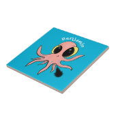 かわいい生意気なベビータコ漫画 タイル (側面)