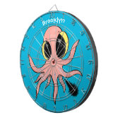 かわいい生意気なベビータコ漫画 ダーツボード (正面右)