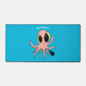 かわいい生意気なベビータコ漫画 デスクマット (正面)