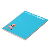 かわいい生意気なベビータコ漫画 ノートパッド (回転)