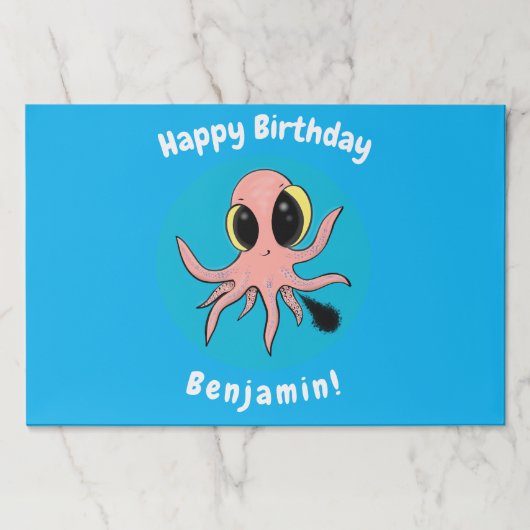 かわいい生意気なベビータコ漫画 ペーパーパッド (正面)