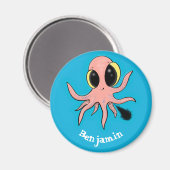 かわいい生意気なベビータコ漫画 マグネット (正面/裏面)