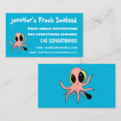 かわいい生意気なベビータコ漫画 名刺 (正面/裏面)