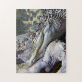 かわいい生意気なベビーワニ ジグソーパズル (縦)