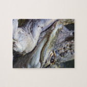 かわいい生意気なベビーワニ ジグソーパズル (横)