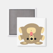 かわいい生意気な漫画のクマの磁石 マグネット (正面/裏面)