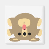 かわいい生意気な漫画のクマの磁石 マグネット (正面)