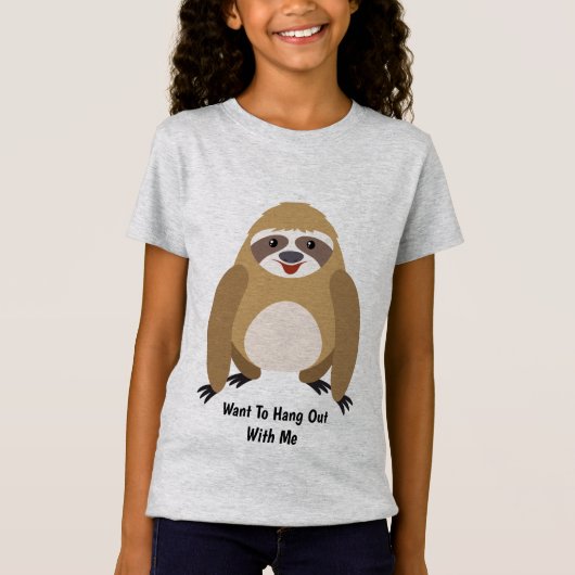 かわいい生気に満ちた怠惰 Tシャツ (正面)