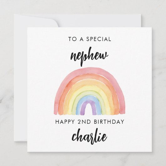 かわいい甥の誕生日カード2枚目 カード (正面)