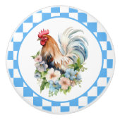 かわいい田舎のチキン好き セラミックノブ (正面)