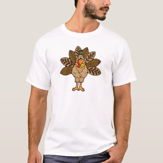 かわいい田舎の七面鳥 Tシャツ (正面)