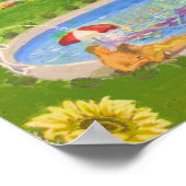 かわいい田舎の家 ポスター (角)