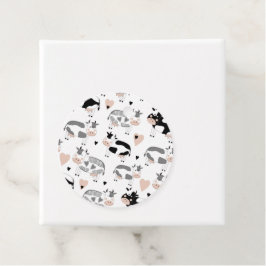 かわいい田舎の牛 フェイバータグ