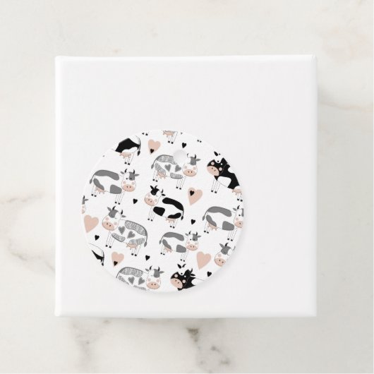 かわいい田舎の牛 フェイバータグ (インサイチュ)