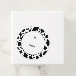 かわいい田舎の牛 フェイバータグ