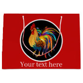 かわいい田舎者のパーティー ラージペーパーバッグ (正面)