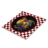 かわいい田舎鶏の農家の装飾 タイル (側面)