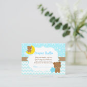 かわいい男の子おむつラッフル エンクロージャーカード (スタンド正面)