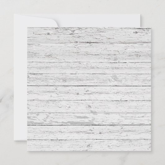 かわいい男の子が弓を結び木の素朴ベビーシャワー 招待状 (裏面)