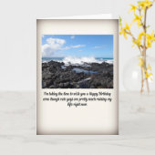 かわいい男の子に人生を台無しにされるがハッピーバースデー カード (黄色い花)