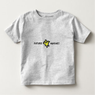 かわいい男の子のための未来のひよこの磁石 トドラーTシャツ