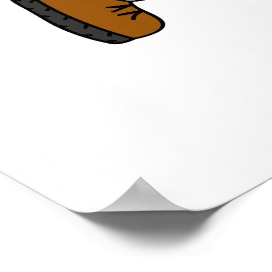 かわいい男の子のキス漫画の子供 ポスター (角)