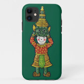 かわいい男の子の仮面まんが Case-Mate iPhoneケース (裏面)