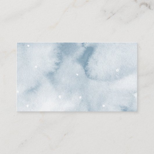 かわいい男の子の象の本の赤ちゃんのシャワー要求 エンクロージャーカード (裏面)