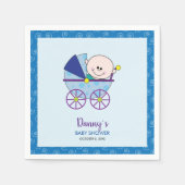 かわいい男の子の赤ちゃんシャワーカクテルナプキン スタンダードカクテルナプキン (正面)