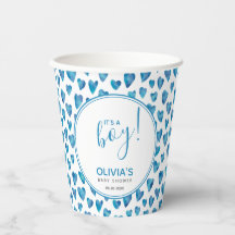 かわいい男の子の赤ちゃんシャワーハート