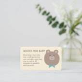 かわいい男の子の赤ちゃんシャワーベビー エンクロージャーカード (スタンド正面)