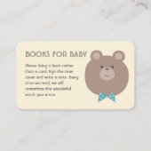 かわいい男の子の赤ちゃんシャワーベビー エンクロージャーカード (正面)