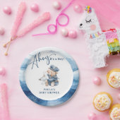 かわいい男の子の赤ちゃん航海のシャワー ペーパープレート (パーティー)