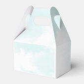 かわいい男の子の飛行機テーマ第1誕生日パーティー フェイバーボックス (裏面サイド)