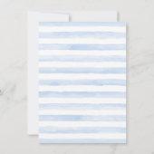 かわいい男の子の鹿のベビーシャワー招待状 招待状 (裏面)