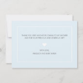 かわいい男の子は青いグリッター|の写真感謝していしています 案内状 (裏面)