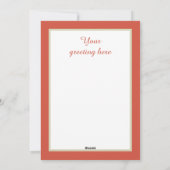 かわいい男の子へ女の子バレンタインヴィンテージ シーズンカード (裏面)