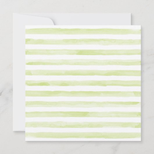 かわいい男の子ジャングル動物の赤ちゃんシャワー 招待状 (裏面)