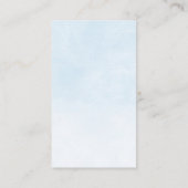 かわいい男の子ゾウ赤ちゃんシャワーおむつラッフル エンクロージャーカード (裏面)