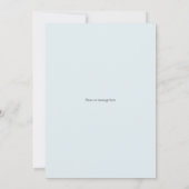 かわいい男の子ツインズベビーシャワー招待状 招待状 (裏面)