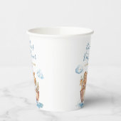 かわいい男の子ノアの箱舟の赤ちゃんシャワー 紙コップ (左)