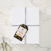 かわいい男の子ミイラのハロウィーンの衣装パーティー ギフトタグ (より糸付き)