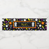 かわいい男の子ミイラのハロウィーンの衣装パーティー ペットボトルラベル (シングルラベル)