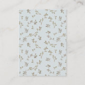 かわいい男の子子供部屋赤ちゃんのシャワーに不可欠な本 エンクロージャーカード (裏面)