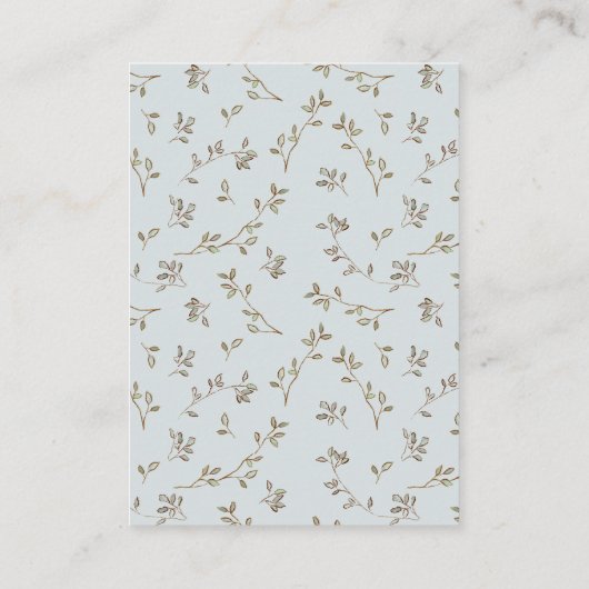 かわいい男の子子供部屋赤ちゃんのシャワーに不可欠な本 エンクロージャーカード (裏面)