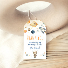 かわいい男の子宇宙誕生日ギフトラベル ギフトタグ